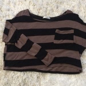 Stripped Crop Top